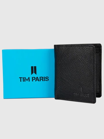 Black Textured Wallet