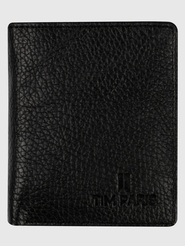 Black Textured Wallet