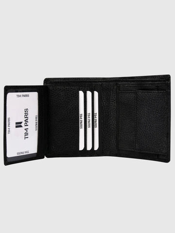 Black Textured Wallet