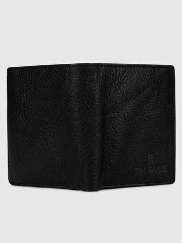 Black Textured Wallet