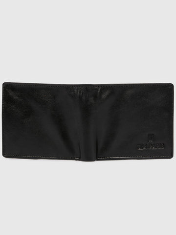 Genuine Wallet Black Leather Wallet for Men