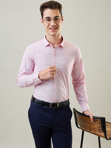 Tim Paris Formal Shirt: Pink Stripe