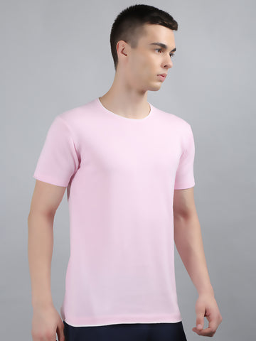 Mens Knitted Round Neck T-Shirt