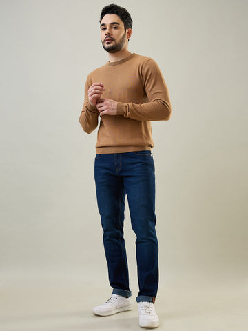 Tim Paris Camel Round Neck Pullover