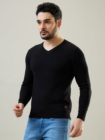 Tim Paris Black Mock Neck Pullover