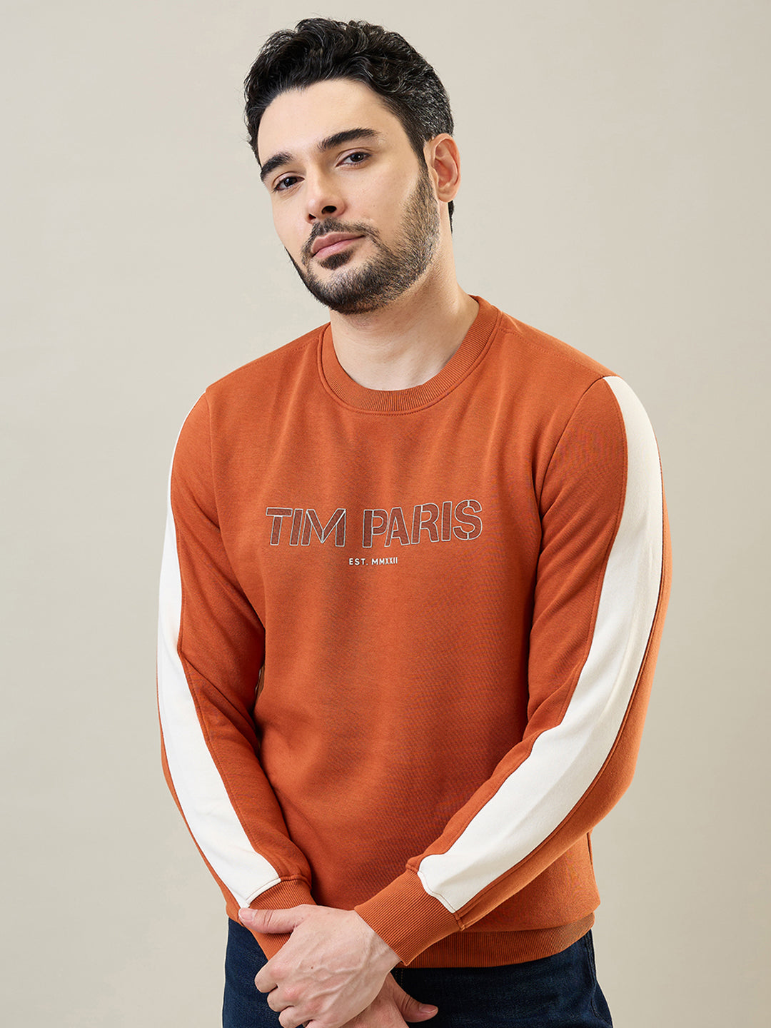 Tim Paris Men’s Bombay Brown Sweatshirt