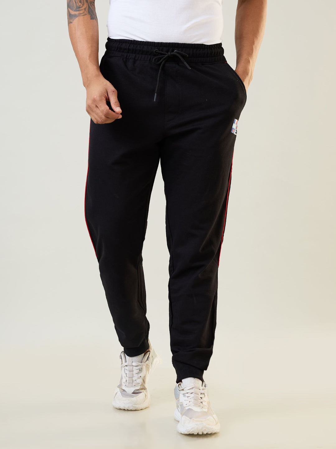 Mens Jogger Solid Black