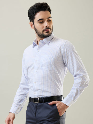 Tim Paris Blue Formal Shirt – Regular Checks