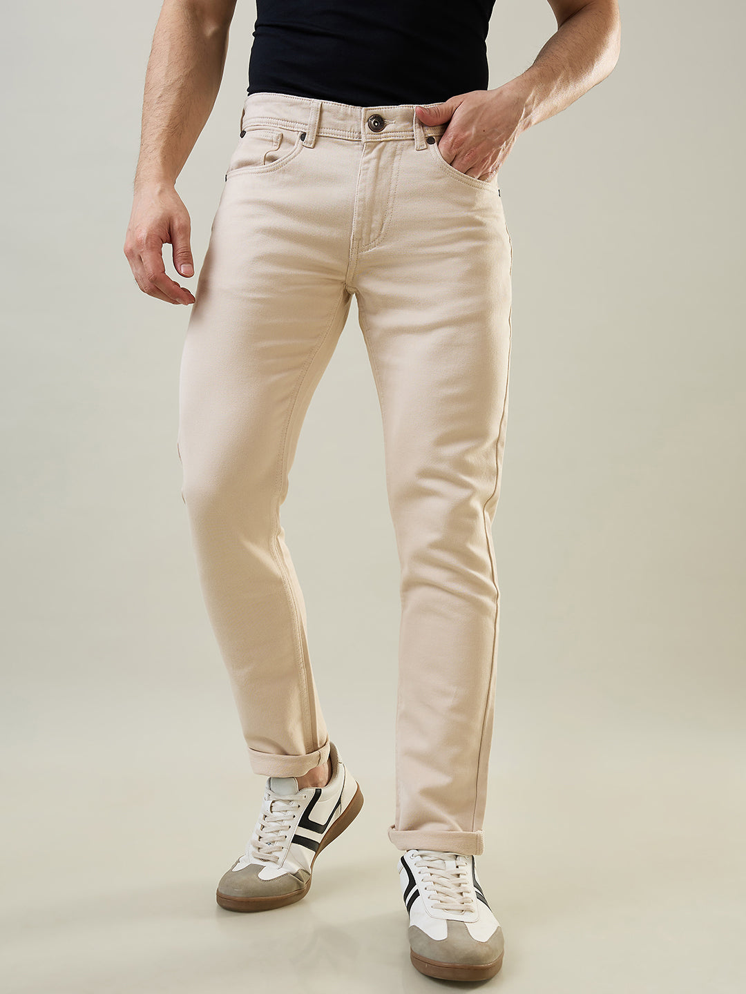 Tim Paris Cream Reactive Jeans