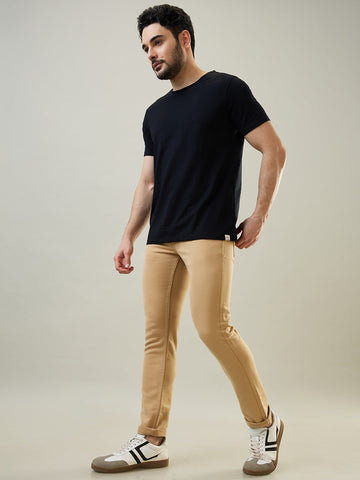 Tim Paris Light Camel Reactive Jeans – Slim Tapered Fit