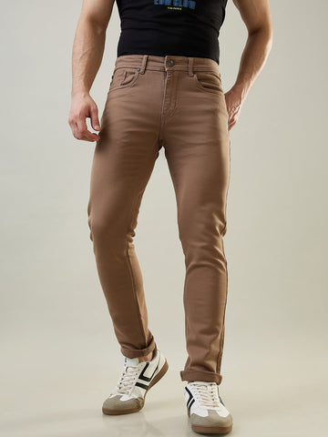 Tim Paris Light Brown Reactive Jeans