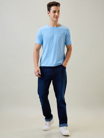 Tim Paris T-Shirt: Dutch Canal Round Neck Solid