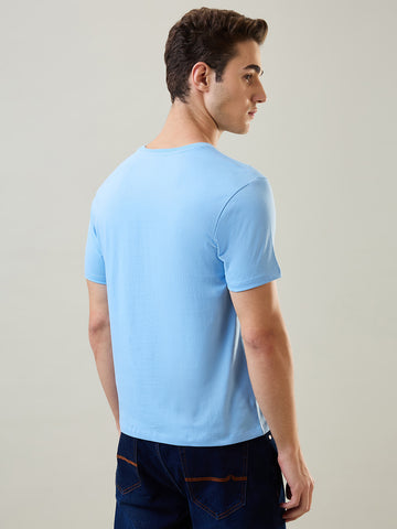 Tim Paris T-Shirt: Dutch Canal Round Neck Solid