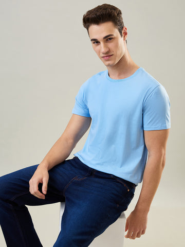 Tim Paris T-Shirt: Dutch Canal Round Neck Solid