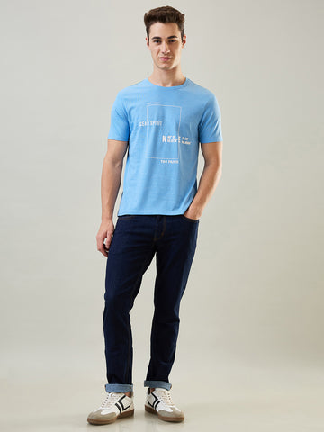 Tim Paris T-Shirt: Dutch Canal Round Neck AOP Print