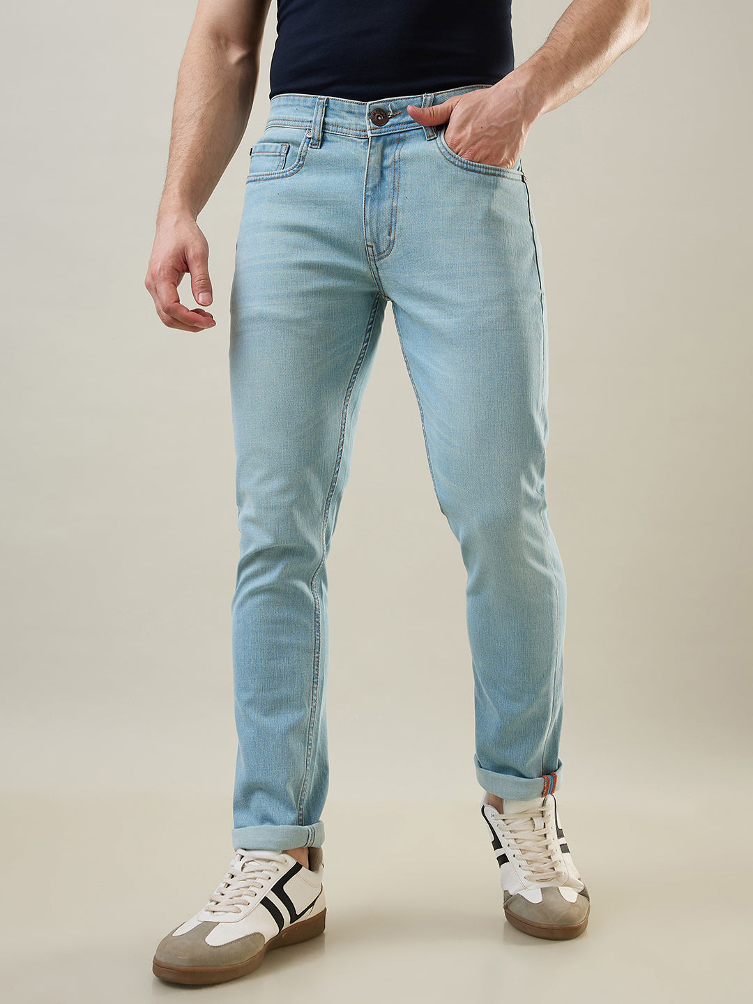 Tim Paris Jeans - Light Tint Denim Slim Tapered Fit