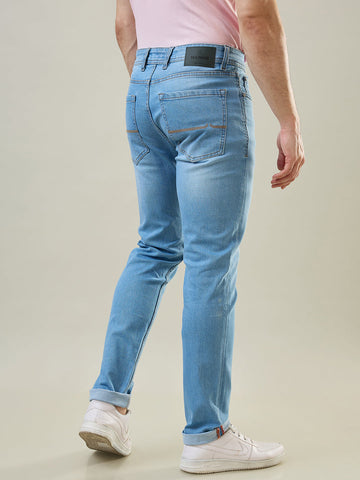 Tim Paris Light Cloud Denim Jeans – Slim Tapered Fit