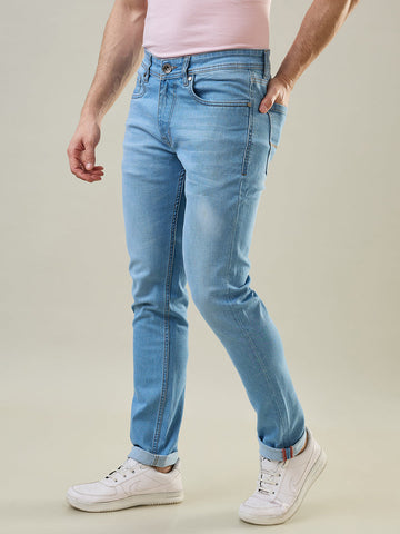 Tim Paris Light Cloud Denim Jeans – Slim Tapered Fit