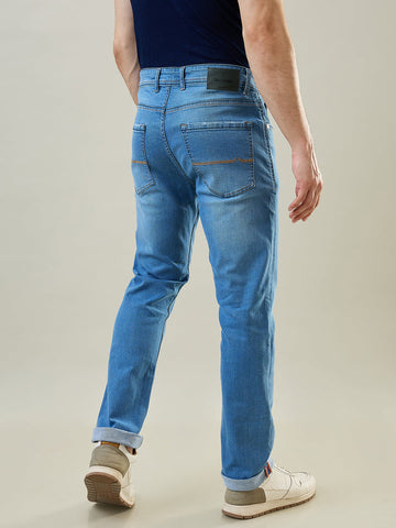 Tim Paris Light Indigo Denim Jeans – Slim Straight Fit