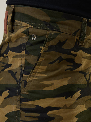 Tim Paris Olive Green Cargo Twill Shorts