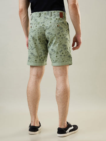 Tim Paris Mint Dyed Stretch Shorts