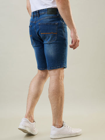 Tim Paris Medium Indigo Denim Stretch Shorts