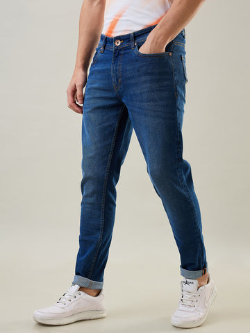 Tim Paris Jeans - Medium Indigo Denim Skinny Fit