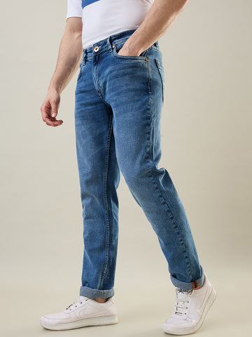 Tim Paris Jeans - Slim Straight Fit in Light Stone Denim