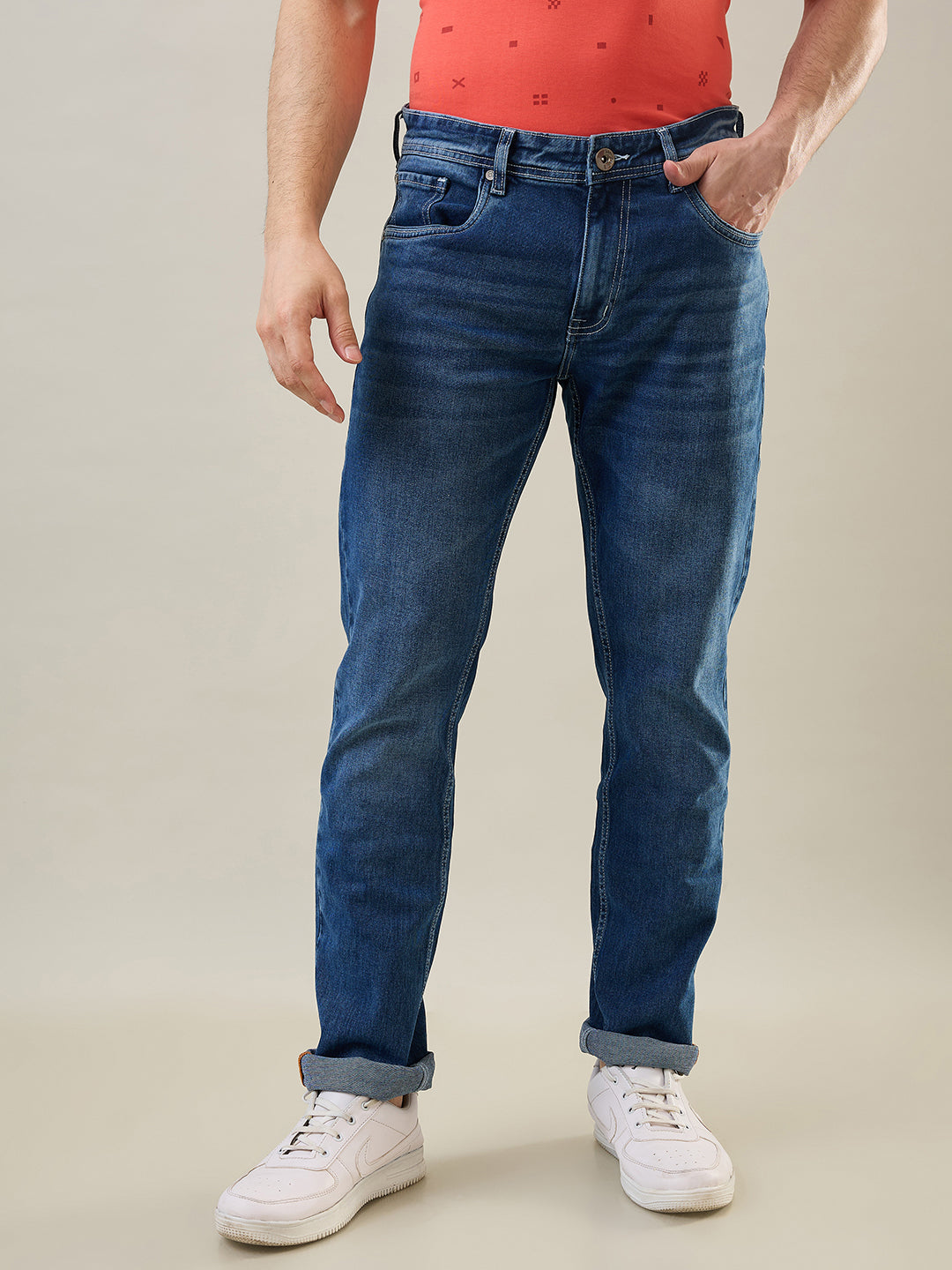 Tim Paris Jeans - Slim Straight Fit in Light Cloud Denim