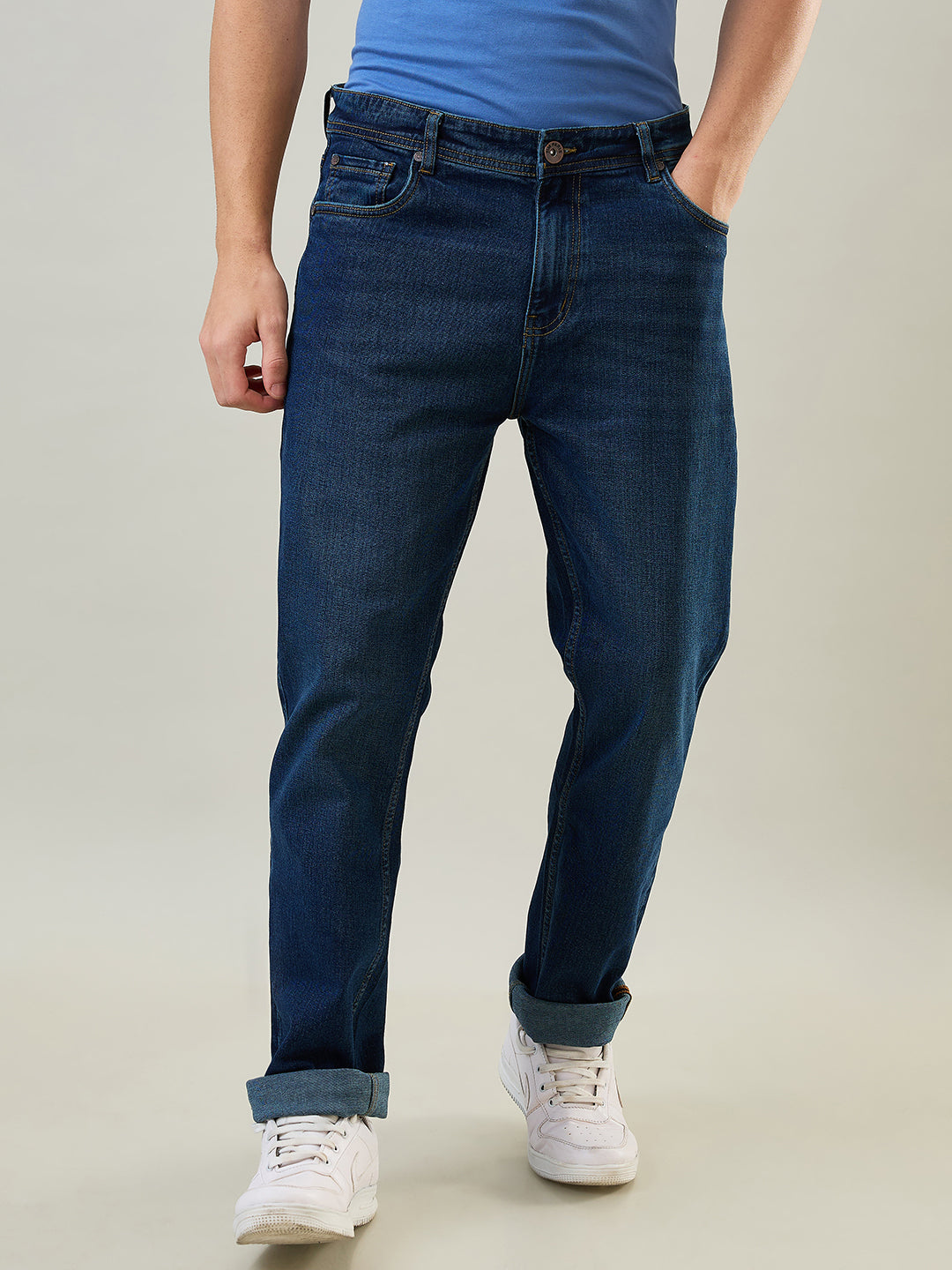 Tim Paris Jeans - Straight Fit in Medium Cloud Denim