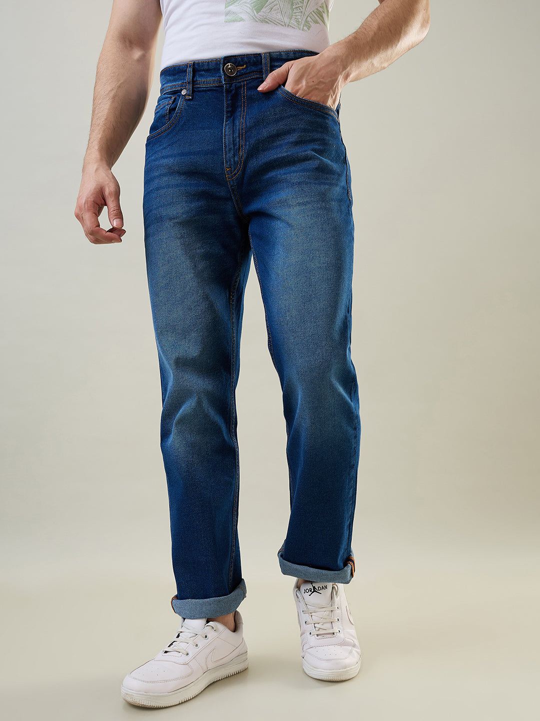 Tim Paris Medium Indigo Denim Jeans