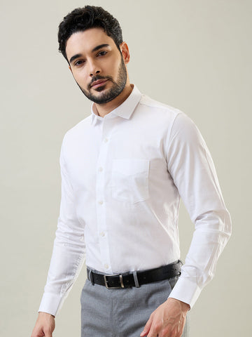 Tim Paris White Formal Shirt