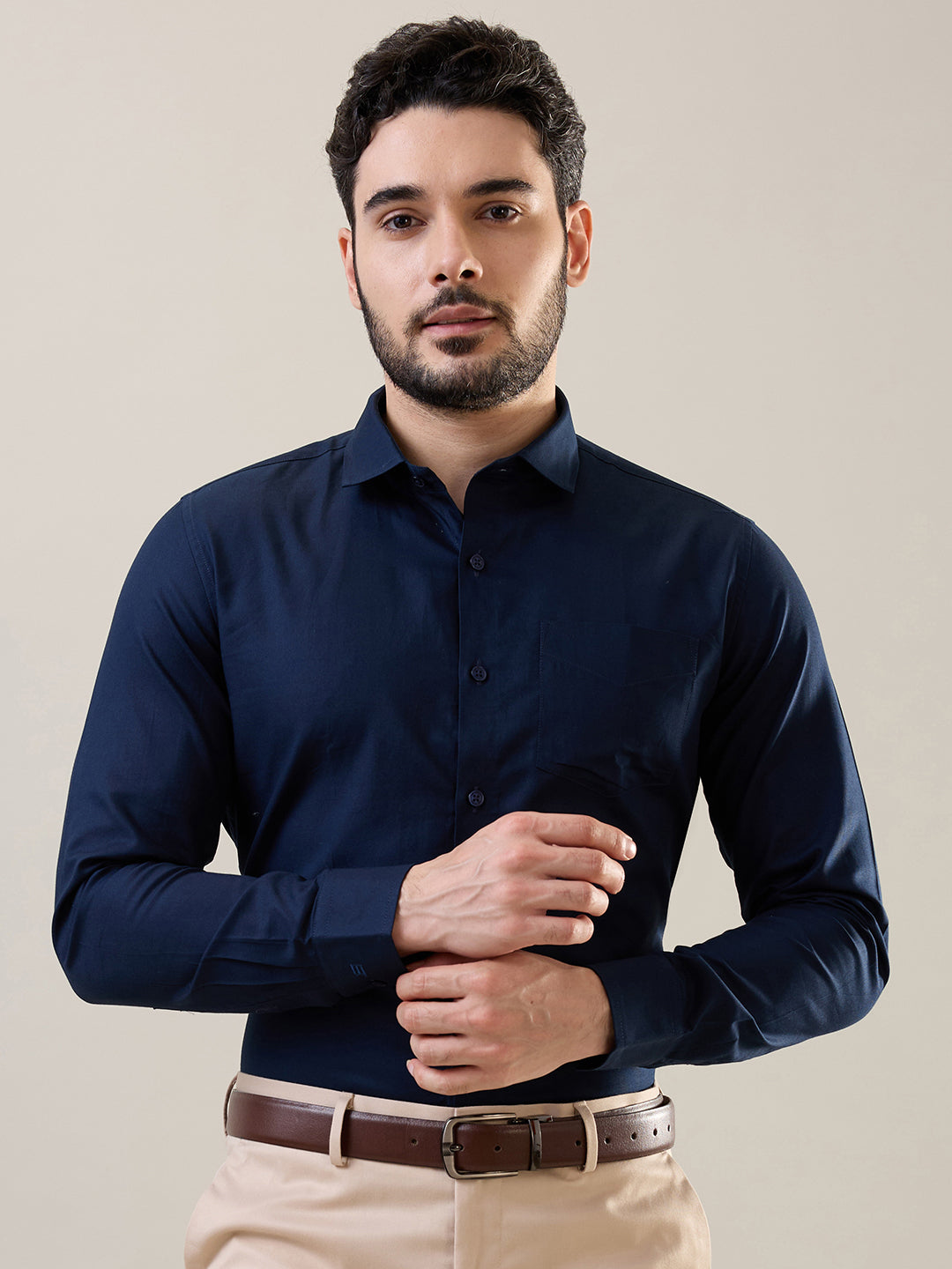 Tim Paris Blue Formal Shirt