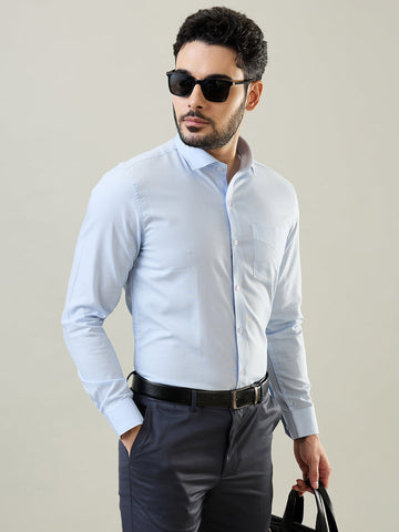 Tim Paris Light Blue Formal Shirt