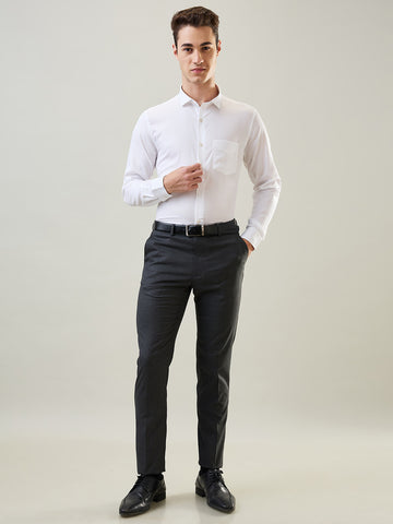 Tim Paris Formal Shirt - White Solid Shirt