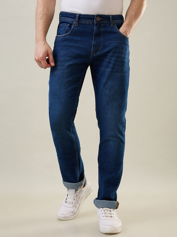 Tim Paris Jeans - Slim Straight Fit in Medium Indigo Denim