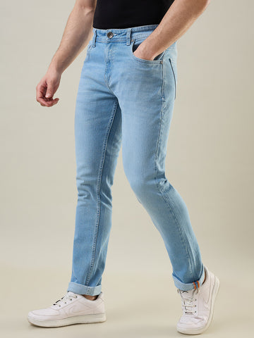 Tim Paris Jeans - Slim Straight Fit in Light Indigo Denim