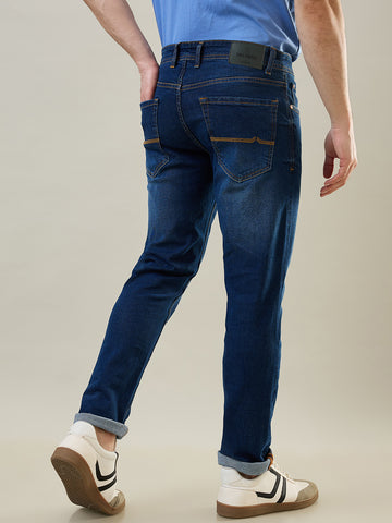 Tim Paris Jeans - Slim Tapered Fit in Medium Indigo Denim