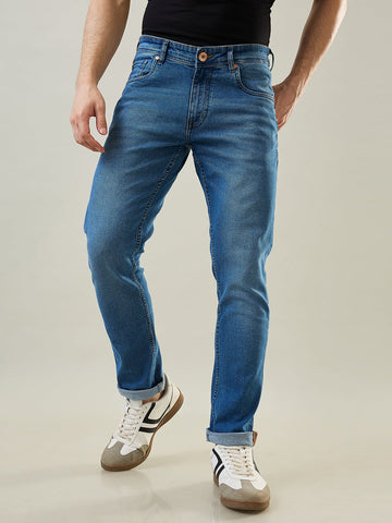 Tim Paris Enzyme Denim Jeans – Slim Tapered Fit