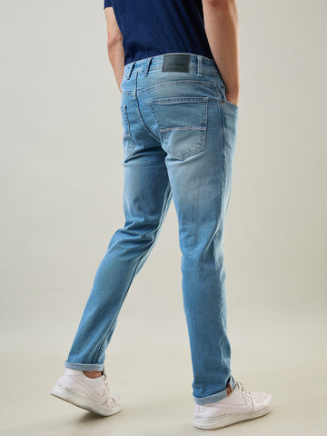 Tim Paris Jeans - Slim Tapered Fit in Ice Indigo Denim