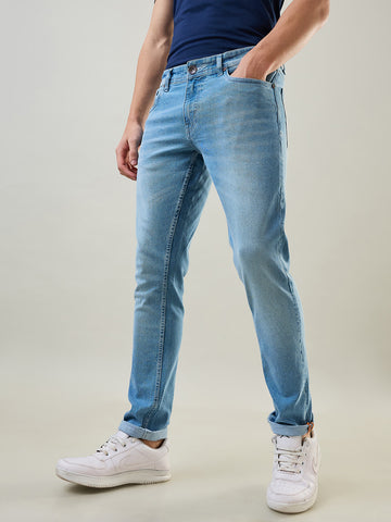 Tim Paris Jeans - Slim Tapered Fit in Ice Indigo Denim