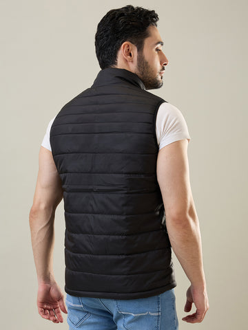 Tim Paris Jacket - Black Sleeveless Jacket