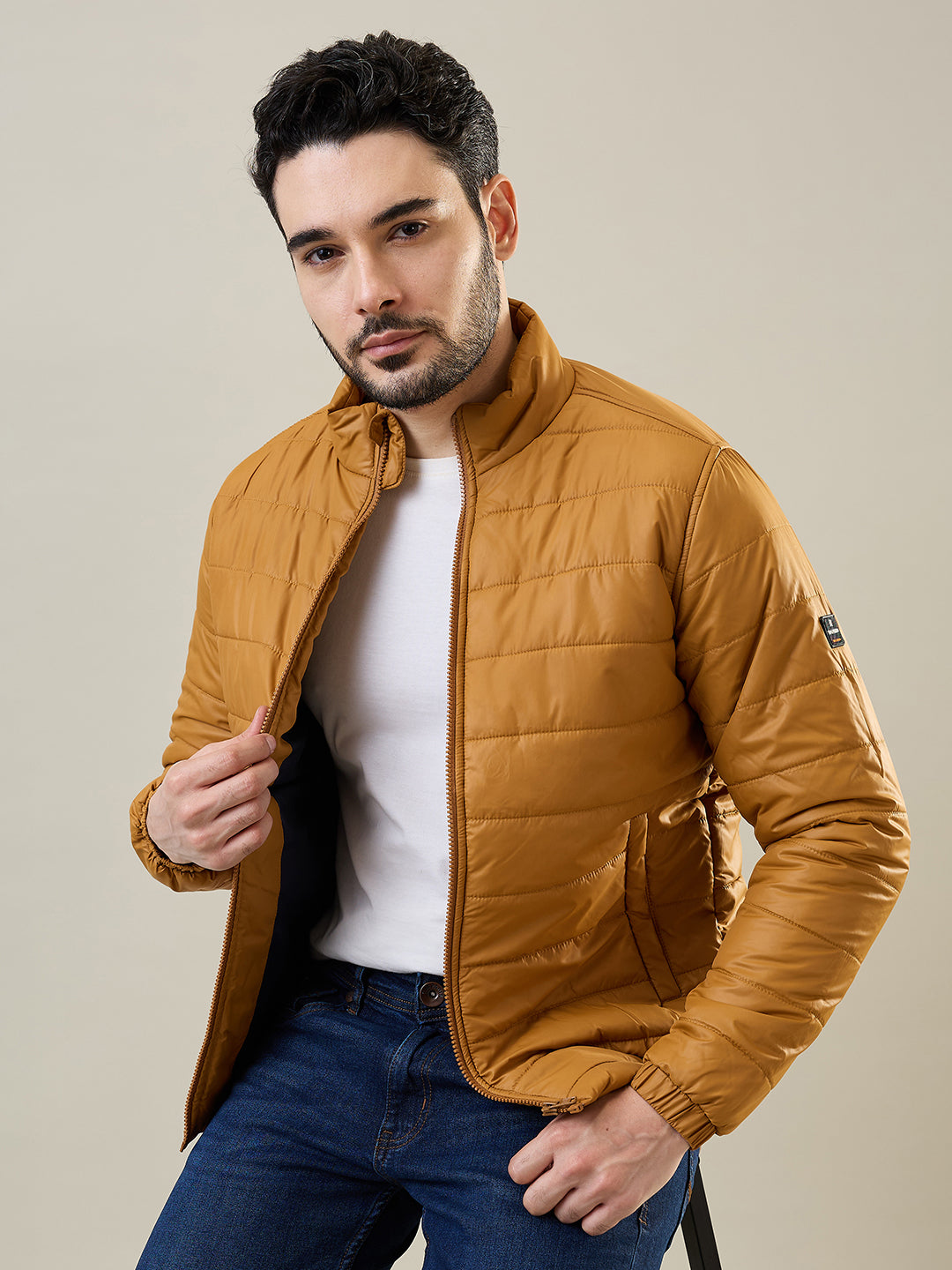 Tim Paris Jacket - Mustard Bomber Jacket