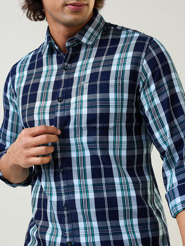 Mens Shirt Checks Green