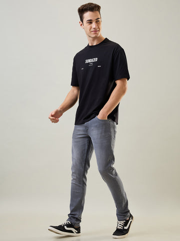 Tim Paris Jeans - Slim Tapered Fit in Medium Grey Denim