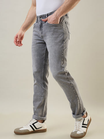 Tim Paris Jeans - Grey Denim Slim Straight Fit