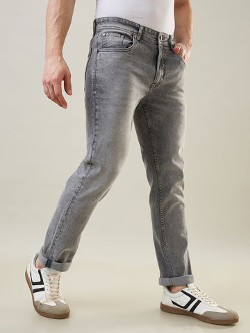 Tim Paris Jeans - Grey Denim Slim Straight Fit