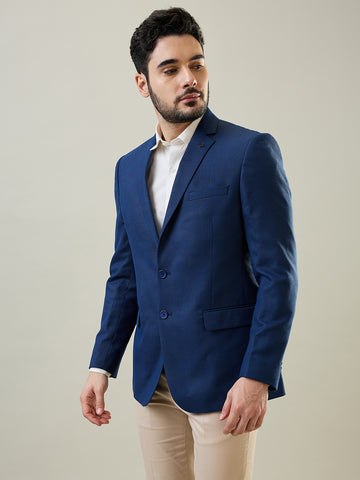 Tim Paris Blue Woven Blazer