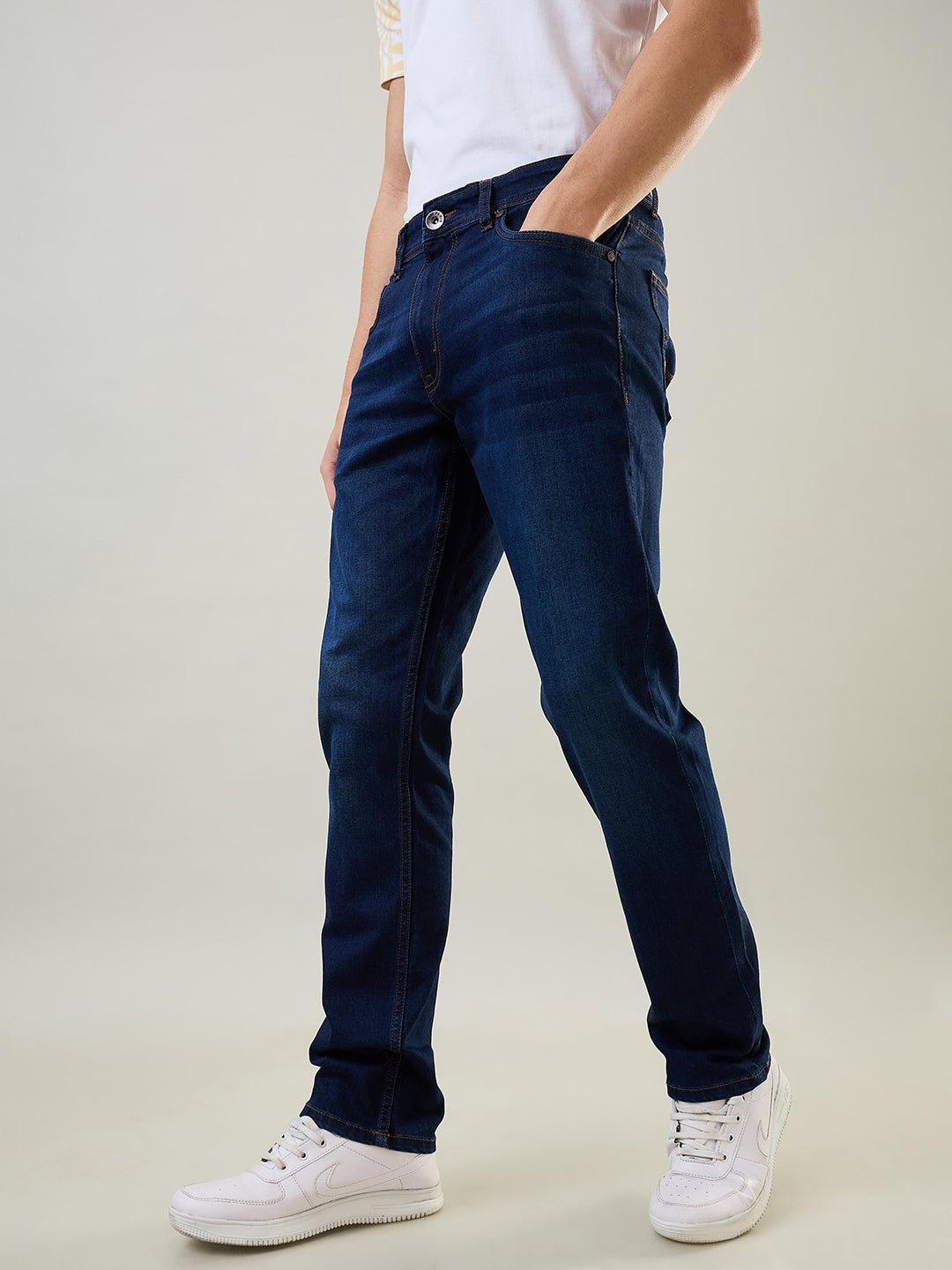 Tim Paris Jeans: Dark Indigo Denim Stretch