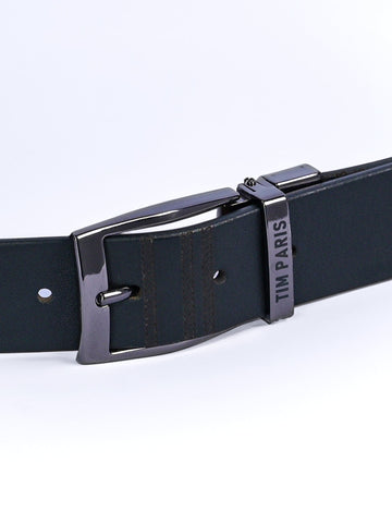 Mens Leather Belt Black